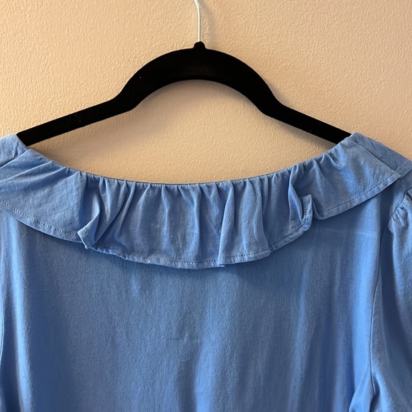 Lilly Pulitzer Ruffled Cotton Top (Size S) - Picture 4 of 6